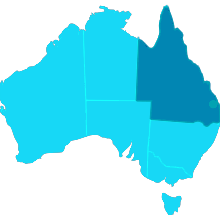 Mapa Brisbane